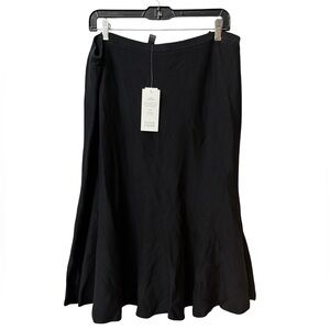 Eileen Fisher Black A-Line Full Skirt